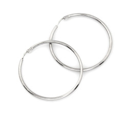 kolczyki 925 koła gładkie