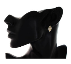 kolczyki złote bez cyrkonii