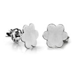 srebrne kolczyki bez cyrkonii