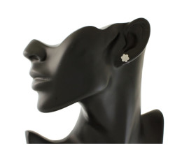 kolczyki srebro sztyft bez cyrkonii