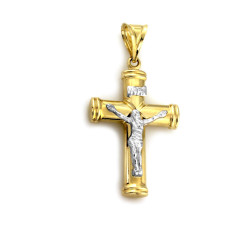 złota zawieszka bez kamieni