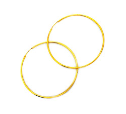 kolczyki srebro kółeczka bez cyrkonii