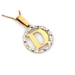 złota przywieszki bez cyrkonii