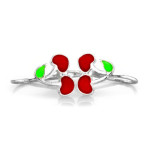 kolczyki srebro bez cyrkonii