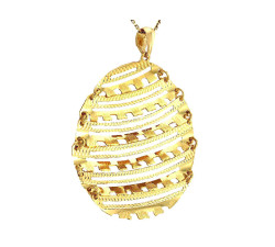 złota przywieszki bez cyrkonii