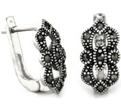 kolczyki srebro bez cyrkonii