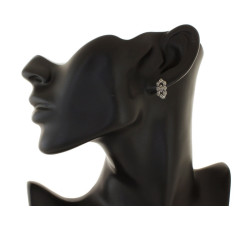 srebrne kolczyki bez cyrkonii