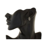 srebrne kolczyki bez cyrkonii