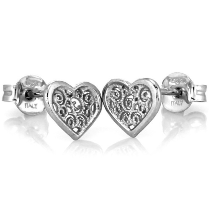 kolczyki 925 bez cyrkonii