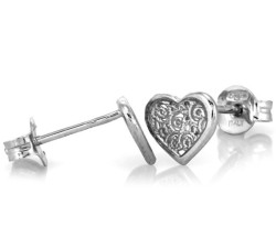 srebrne kolczyki sztyft gładkie