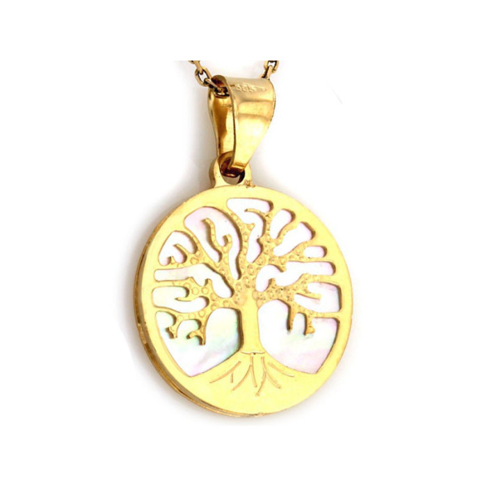 przywieszka ze złota perłowa