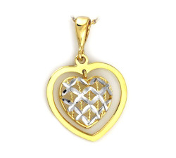 złota zawieszka bez kamieni