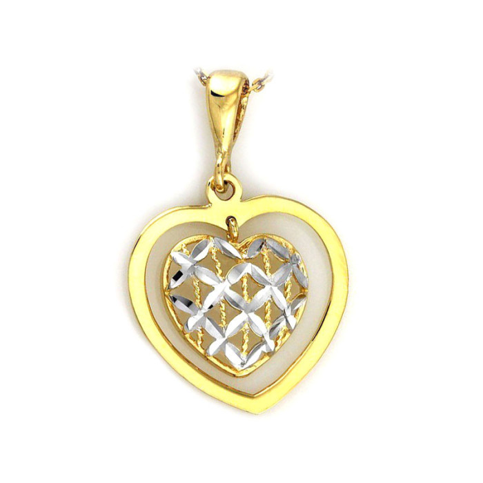 złota zawieszka bez kamieni