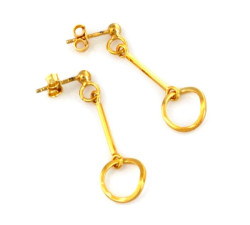 srebrne kolczyki sztyft bez cyrkonii