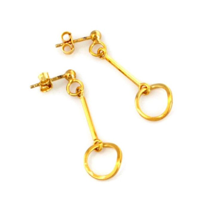 srebrne kolczyki sztyft bez cyrkonii