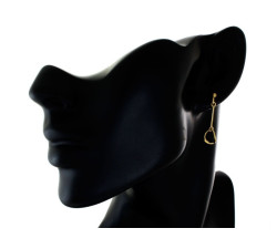 srebrne kolczyki na sztyfcie