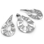 zestaw biżuterii ze srebra