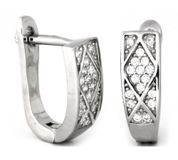 srebrne kolczyki gładkie