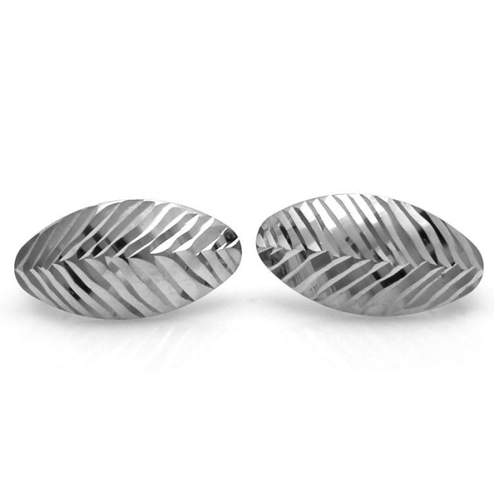 srebrne kolczyki angielskie