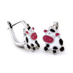 srebrne kolczyki gładkie