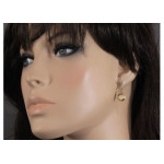 Złoty komplet biżuterii 585 krzyżyki w kole 6.09g