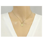 złota przywieszki bez cyrkonii