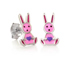 kolczyki srebro sztyft gładkie