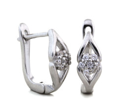 kolczyki 925 angielskie bez cyrkonii