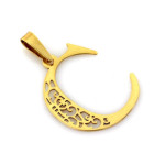 klasyczny złoty wisiorek