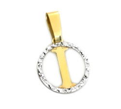 klasyczny złoty wisiorek