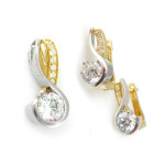 Złoty komplet biżuterii 333 białe złoto 7.7g