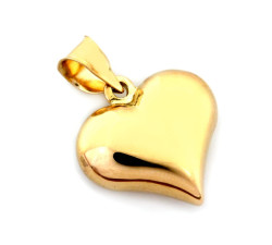 klasyczny złoty wisiorek