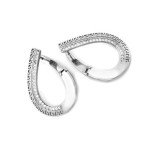 srebrne kolczyki na angielskim gładkie