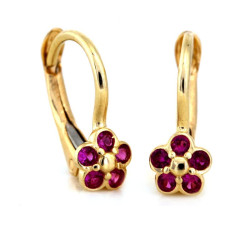 złote kolczyki bigiel