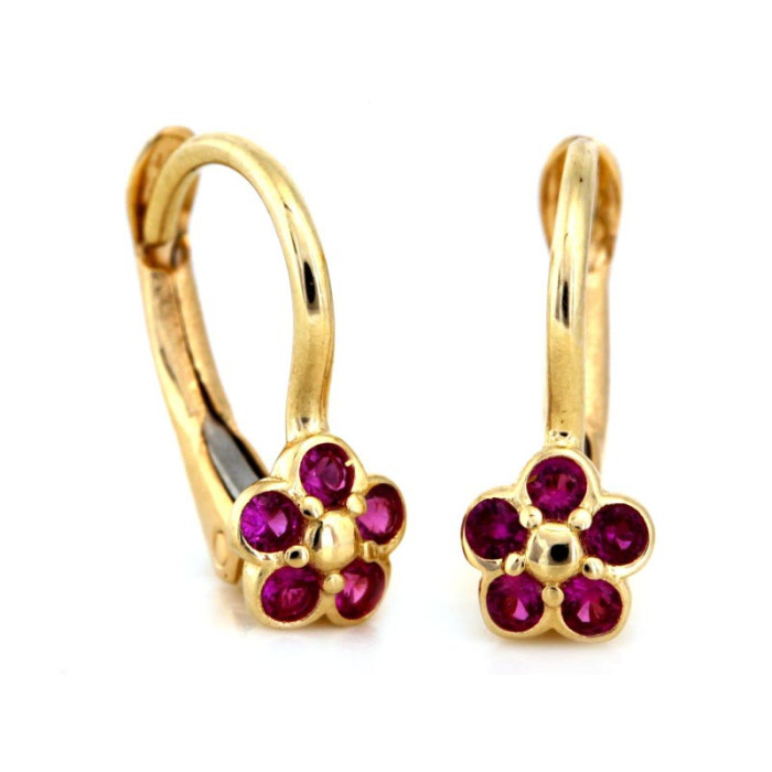 złote kolczyki bigiel