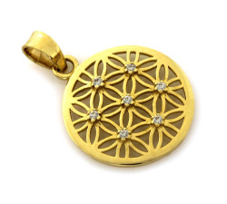 złota przywieszki bez cyrkonii