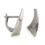 srebrne kolczyki angielskie