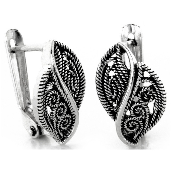 kolczyki srebro angielskie bez cyrkonii