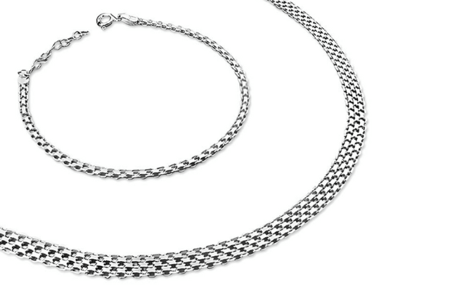 Srebrny komplet biżuterii